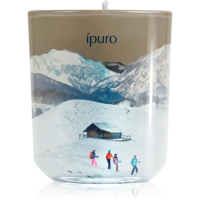 ípuro Mountain Spirit Cortina Lights lumânare parfumată cu capac 270 g