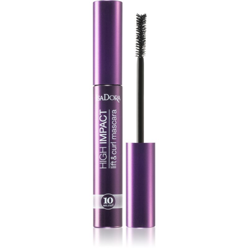 IsaDora 10 Sec High Impact Lift & Curl mascara pentru volum si curbare culoare 30 Black 9 ml