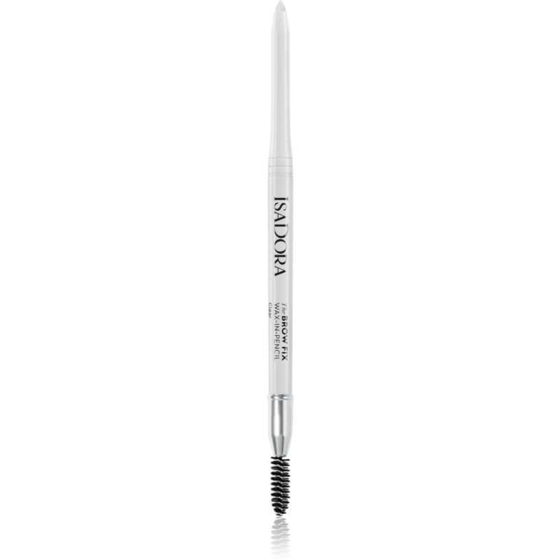 IsaDora Brow Fix Wax-In-Pencil ceară de fixare pentru sprâncene in creion culoare 00 Clear 0,25 g