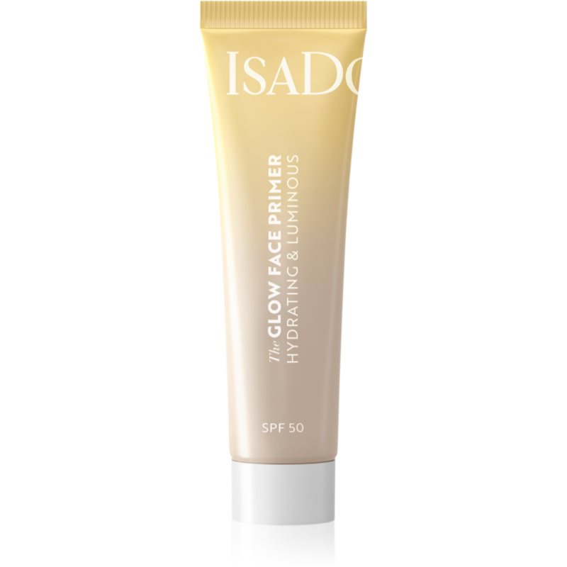 IsaDora Glow Face Primer Hydrating & Luminous baza pentru machiaj pentru luminozitate si hidratare SPF 50 30 ml