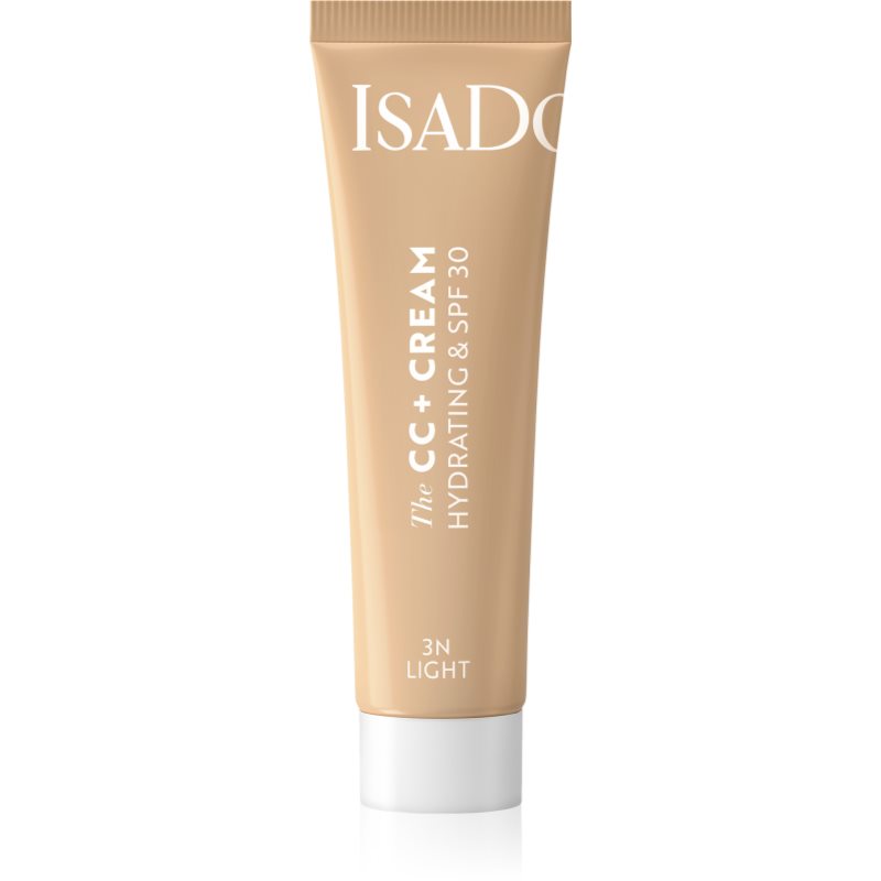 IsaDora CC + Cream crema CC hidratanta SPF 30 culoare 3N Light 30 ml