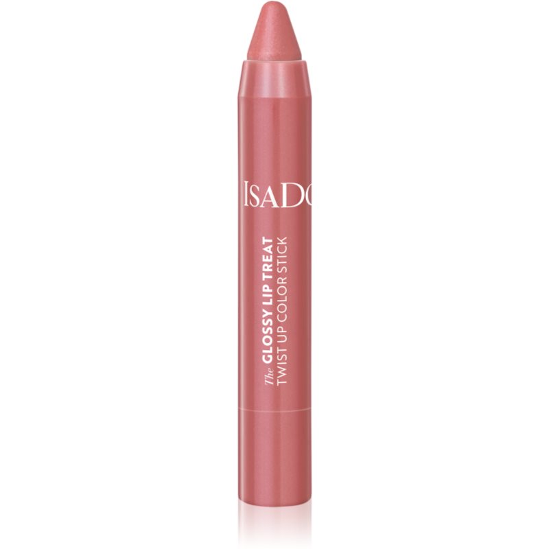 IsaDora Glossy Lip Treat Twist Up Color ruj hidratant culoare 03 Beige Rose 3,3 g
