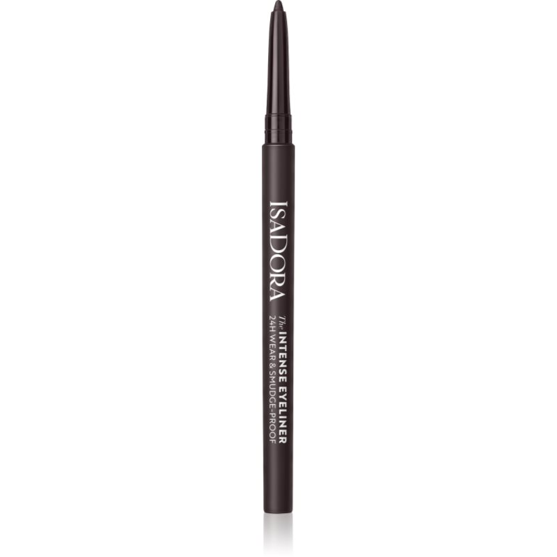 IsaDora The Intense Eyeliner dermatograf persistent rezistent la apa culoare 61 Black Brown 0.35 g