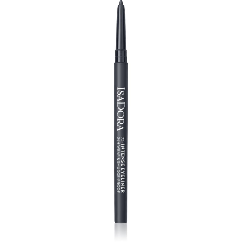 IsaDora The Intense Eyeliner dermatograf persistent rezistent la apa culoare 63 Steel Gray 0.35 g