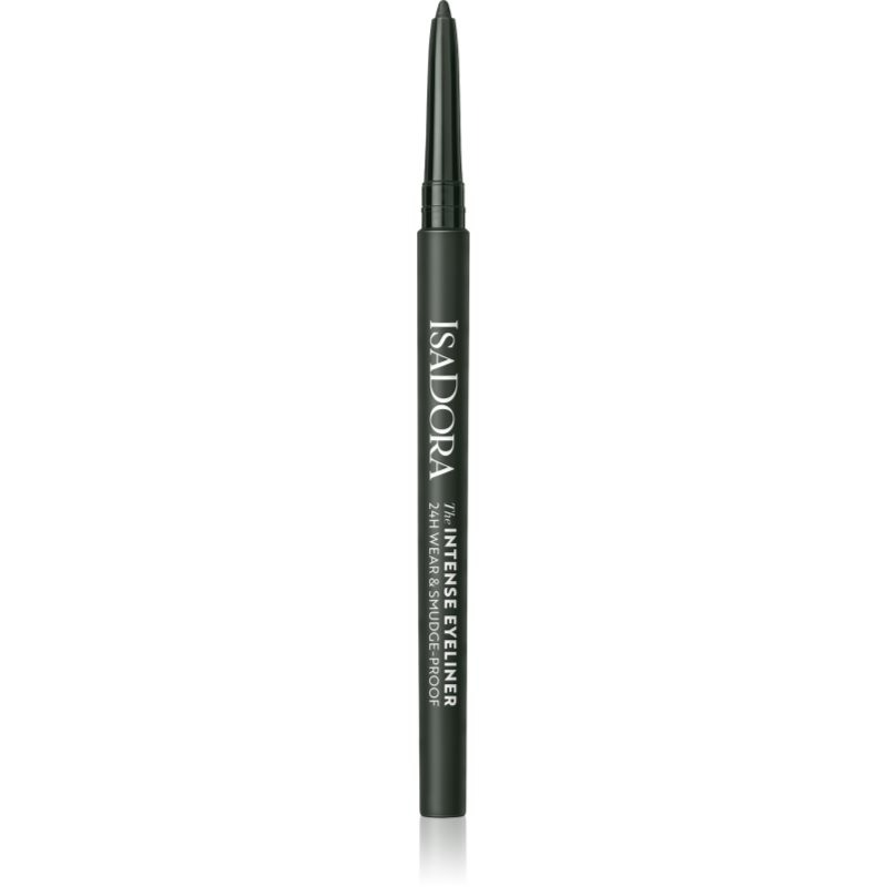 IsaDora The Intense Eyeliner dermatograf persistent rezistent la apa culoare 67 Dark Green 0.35 g