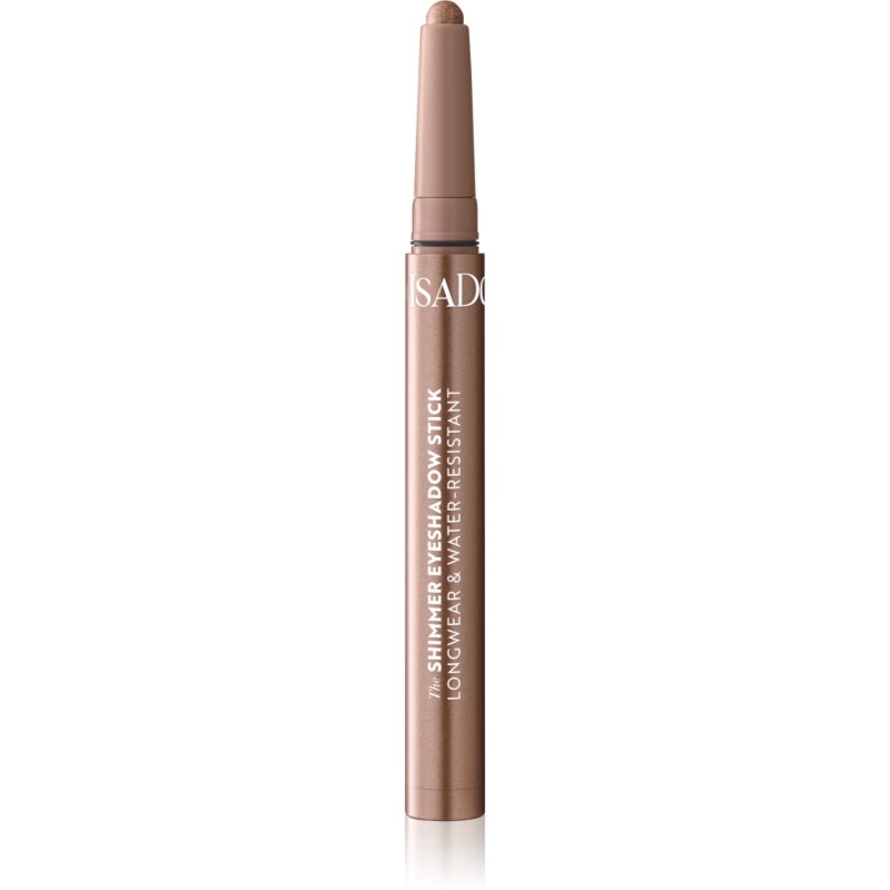 IsaDora The Eyeshadow Stick Shimmer creion de ochi lunga durata cu particule stralucitoare culoare 41 Bronze Brown 1.2 g