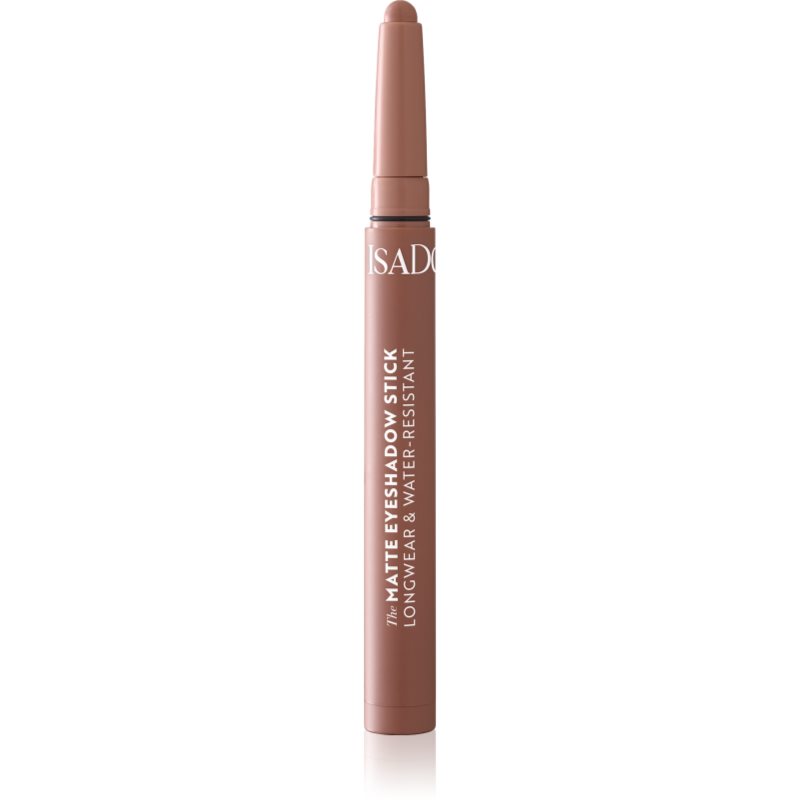 IsaDora The Eyeshadow Stick Matte creion de ochi lunga durata cu efect matifiant culoare 61 Apricot Blush 1.2 g