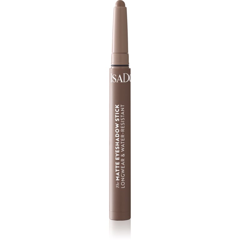 IsaDora The Eyeshadow Stick Matte creion de ochi lunga durata cu efect matifiant culoare 63 Cool Taupe 1.2 g