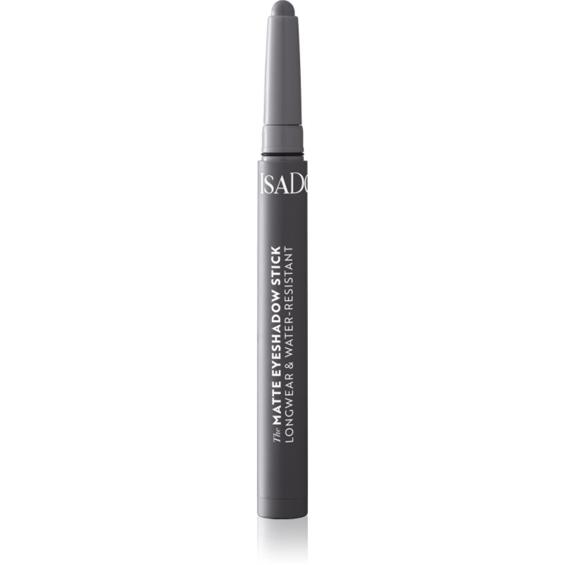 IsaDora The Eyeshadow Stick Matte creion de ochi lunga durata cu efect matifiant culoare 64 Smoky Grey 1.2 g