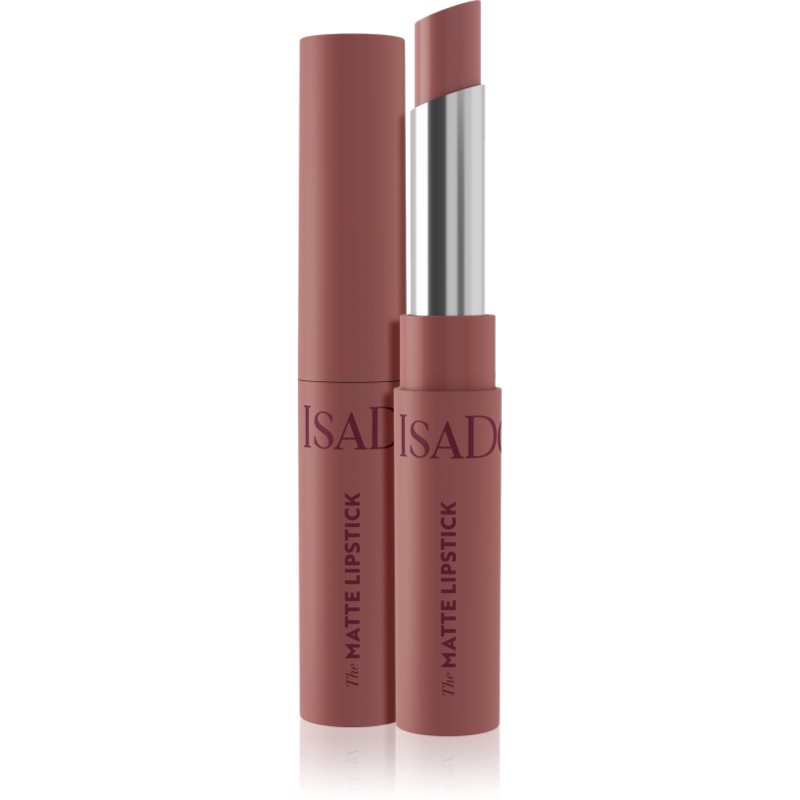 IsaDora The Matte Lipstick ruj mat cu efect de hidratare culoare 04 Bare Pink 1.6 g
