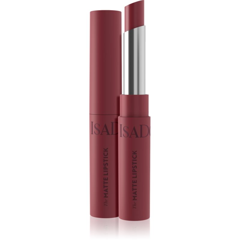 IsaDora The Matte Lipstick ruj mat cu efect de hidratare culoare 19 Real Crimson 1.6 g