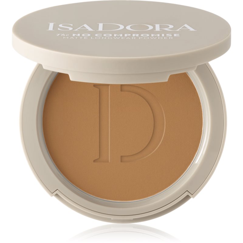 IsaDora The No Compromise Matte Longwear Powder pudra compacta pentru un aspect mat culoare 70 Neutral Tan 8 g