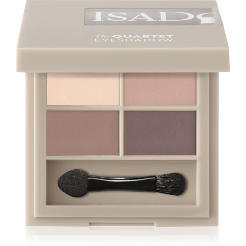 IsaDora The Eyeshadow Quartet paletă cu farduri de ochi culoare 01 Muddy Nudes 3.5 g