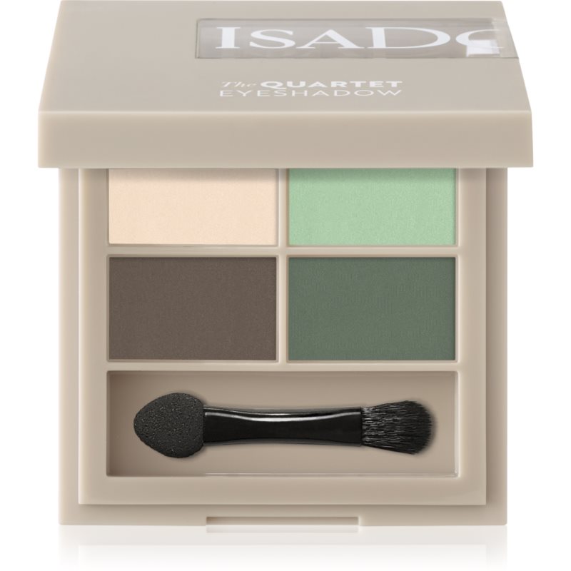 IsaDora The Eyeshadow Quartet paletă cu farduri de ochi culoare 02 Neo Mint 3.5 g