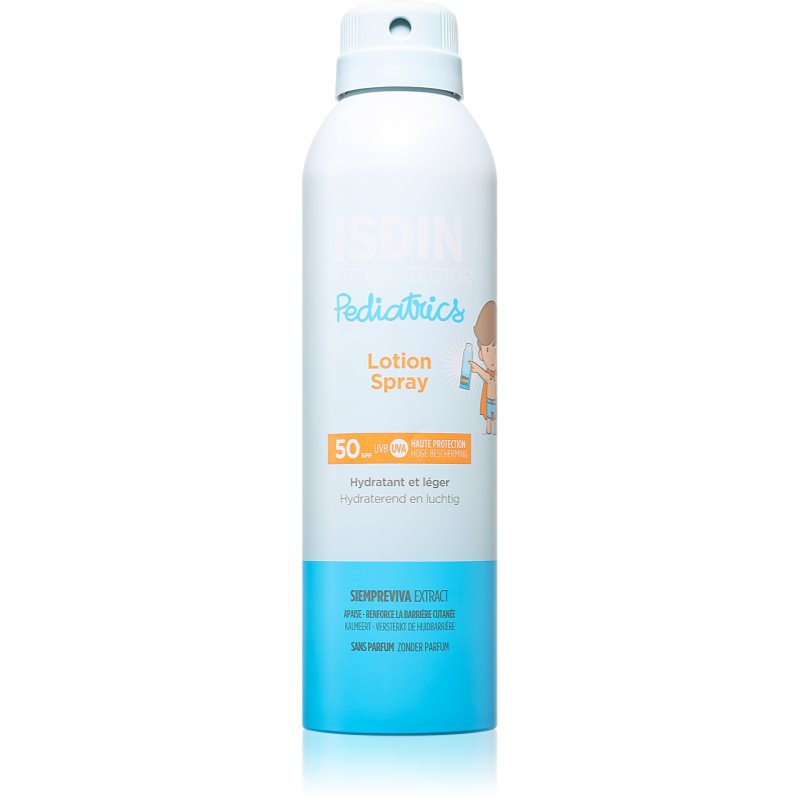 ISDIN Pediatrics Lotion Spray cremă pentru plaja Spray pentru copii SPF 50 250 ml