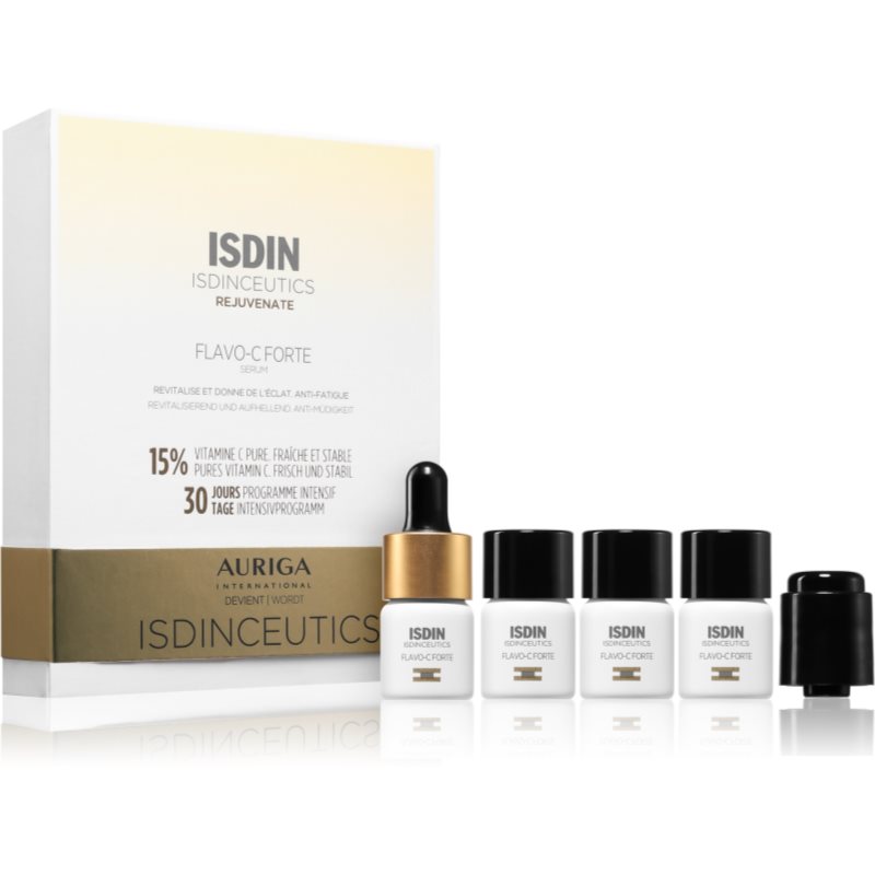 ISDIN Isdinceutics Rejuvenate Flavo-C Forte Serum ser facial cu vitamina C 3x5.3 ml