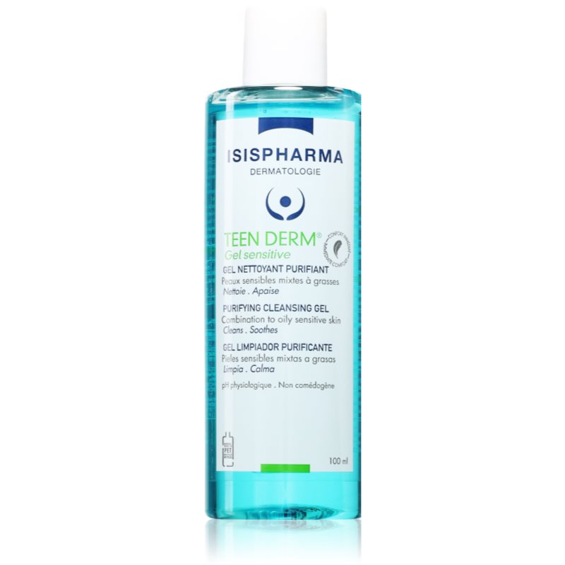 ISISPHARMA Teen Derm Gel Sensitive gel de curățare pentru piele sensibila predispusa la acnee 100 ml