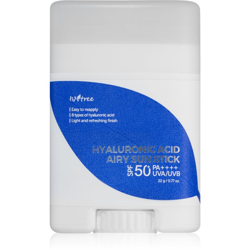 Isntree Hyaluronic Acid Balsam de buze hidratant pentru protectie stick SPF 50+ 22 g