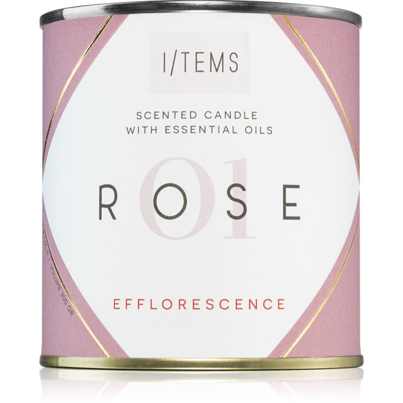 I/TEMS Essential 01 / Rose lumânare parfumată 200 g