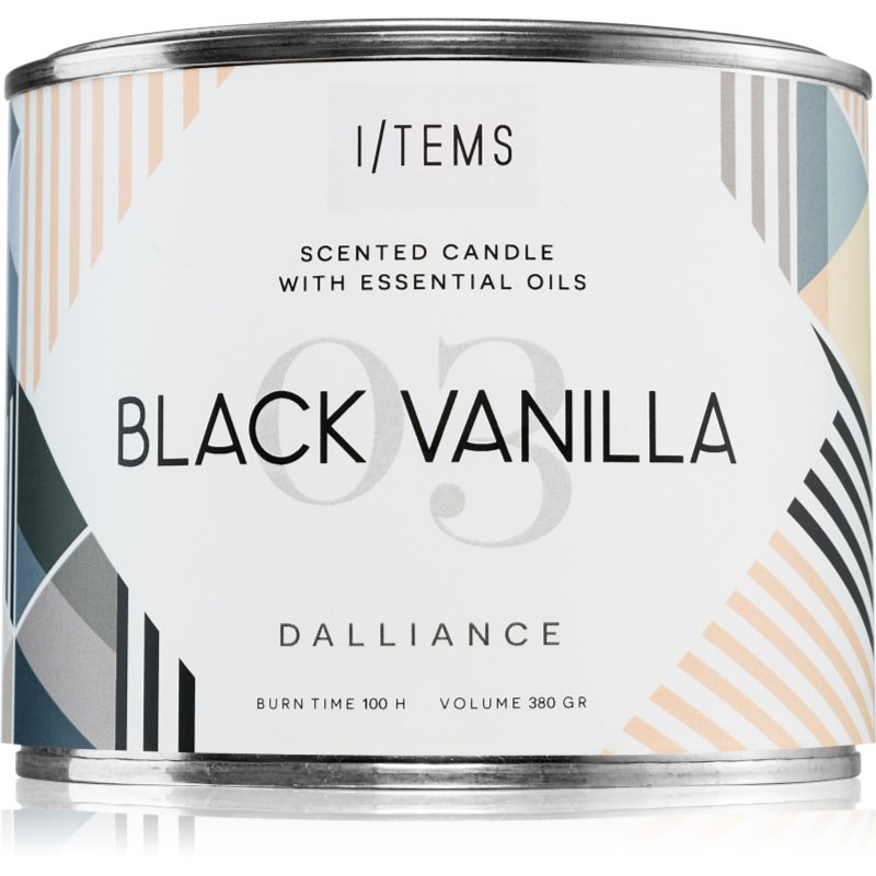 I/TEMS Essential Outdoor Black Vanilla lumânare pentru exterior 380 g