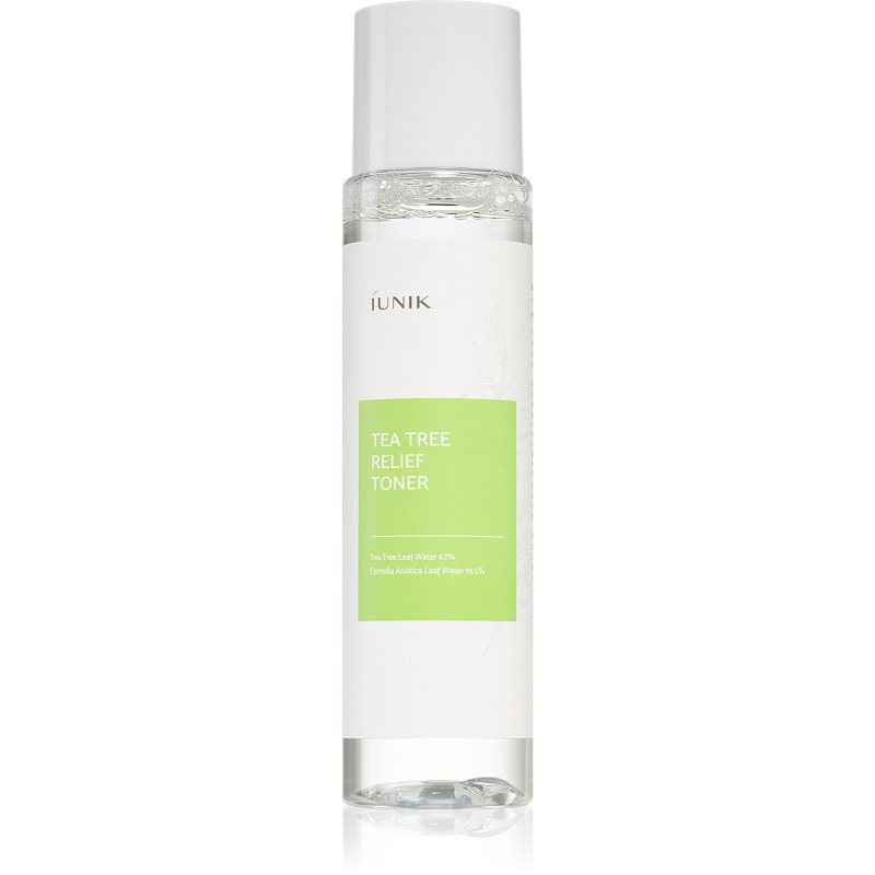 iUnik Tea Tree calmant tonic pentru piele sensibila predispusa la acnee 200 ml