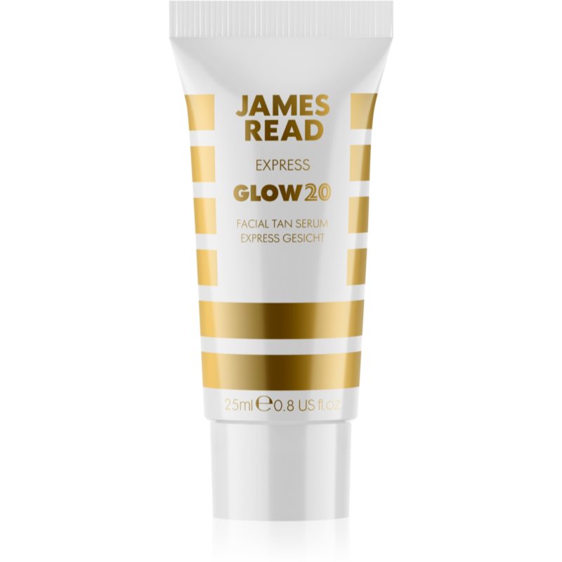 James Read GLOW20 Facial Tanning Serum ser autobronzant pentru fata 25 ml