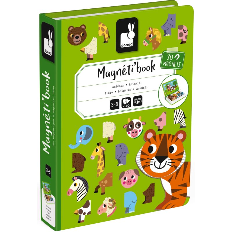 Janod Magnetibook Animals placă magnetică 1 buc