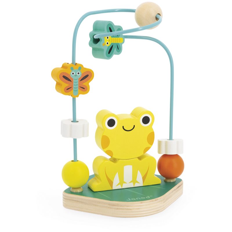 Janod Tropik Frog Loop-The-Loop jucărie cu activități 12m+ 1 buc