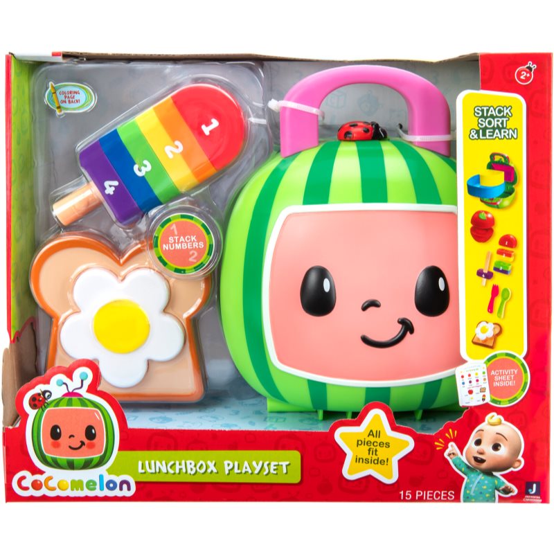 Jas Cocomelon Lunchbox Playset set de jucării 2y+ 15 buc