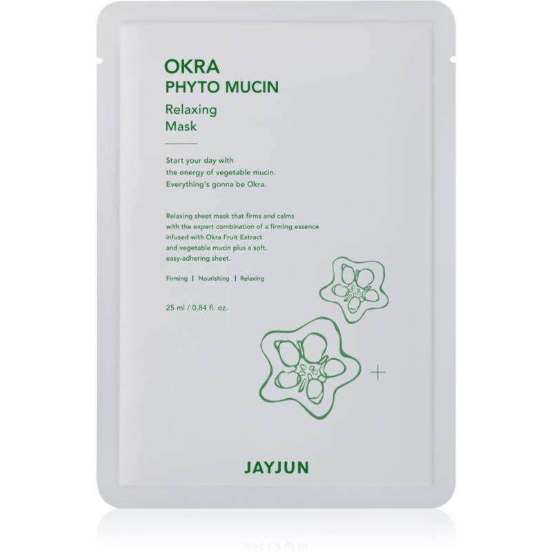 Jayjun Okra Phyto Mucin masca pentru celule cu efect calmant 25 ml