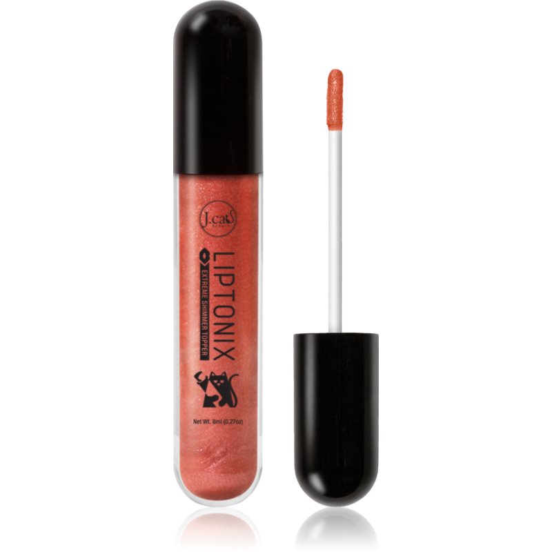 J.Cat Beauty Liptnix Extreme Shimmer Topper Luciu de Buze sclipitor culoare 109 Atomic Girl 8 g