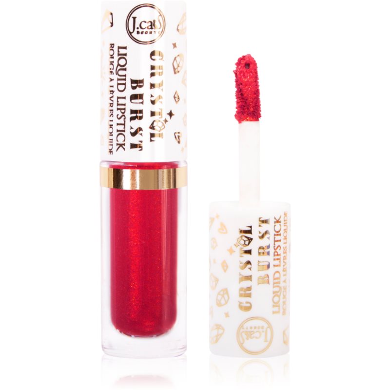 J.Cat Beauty Crystal Burst Ruj de buze lichid, de lunga durata culoare 0.8 g