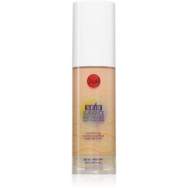 J.Cat Beauty Skinsurance fard lichid de lunga durata culoare 109 Soft Taupe 30 ml