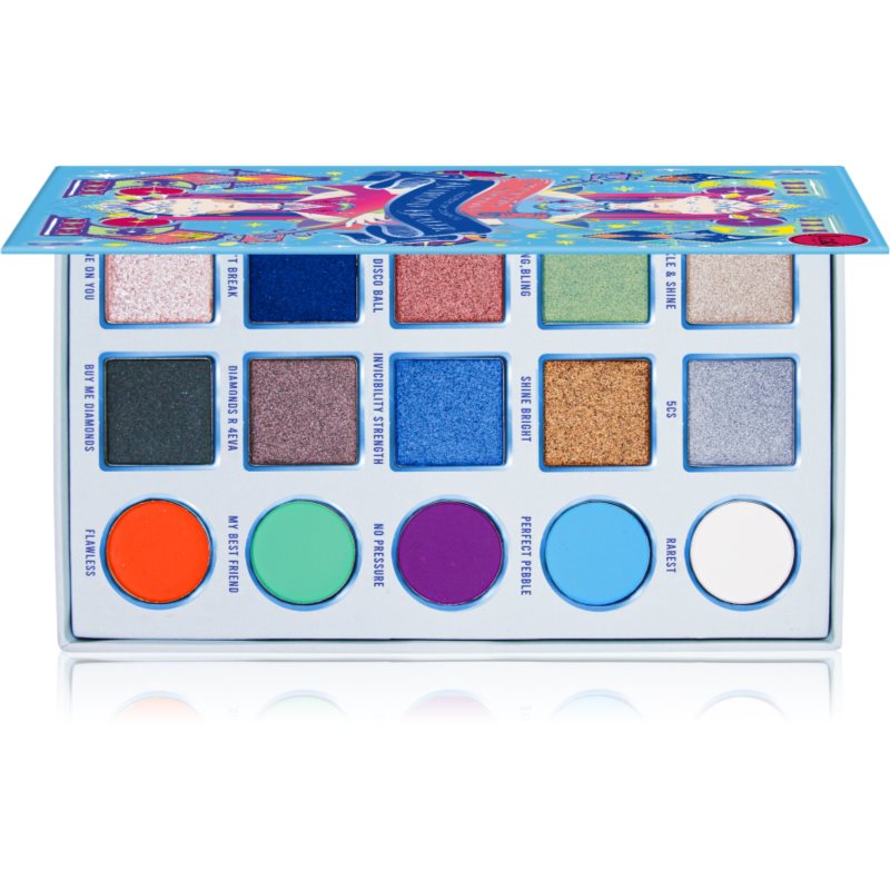 J.Cat Beauty House of Queens paleta farduri de ochi culoare 104 Diamond Dealer 12.5 g