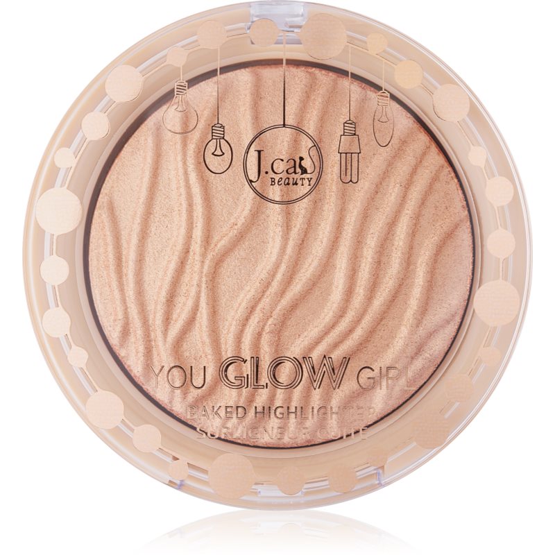 J.Cat Beauty You Glow Girl iluminator compact culoare 110 Solstice Beam 8.5 g