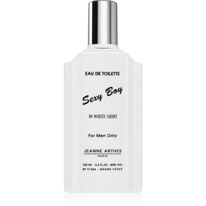 Jeanne Arthes Sexy Boy White Shirt Eau de Toilette pentru bărbați 100 ml