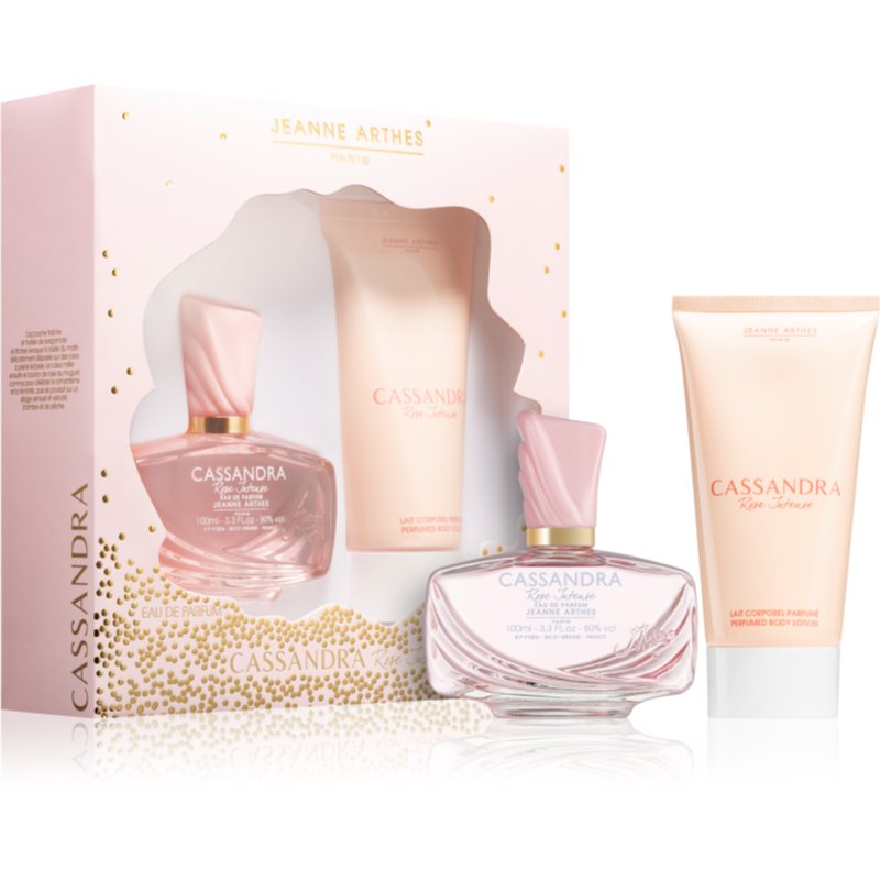 Jeanne Arthes Cassandra Rose Intense set cadou pentru corp pentru femei 100 ml