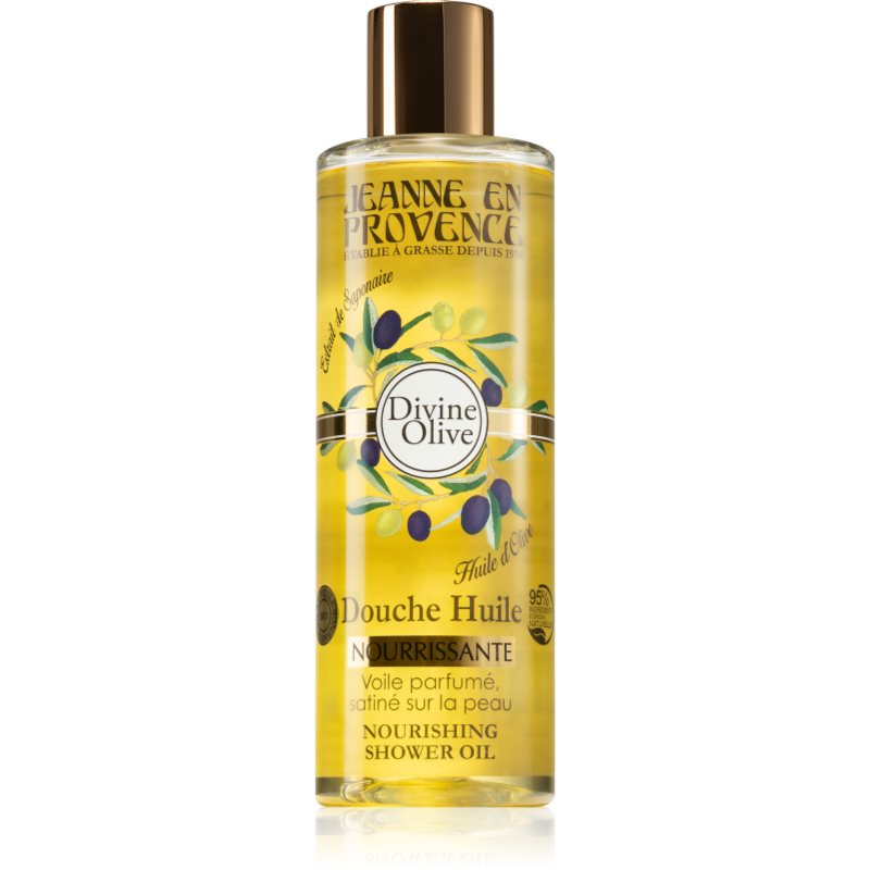 Jeanne en Provence Divine Olive ulei de dus cu efect de nutritiv 250 ml