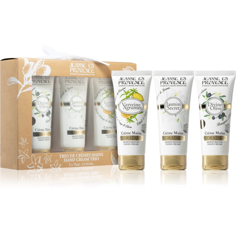 Jeanne en Provence Olive/Jasmine/Verbena set (pentru maini si unghii)