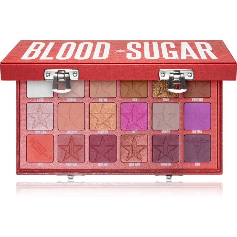 Jeffree Star Cosmetics Blood Sugar paletă cu farduri de ochi 18x1,5 g
