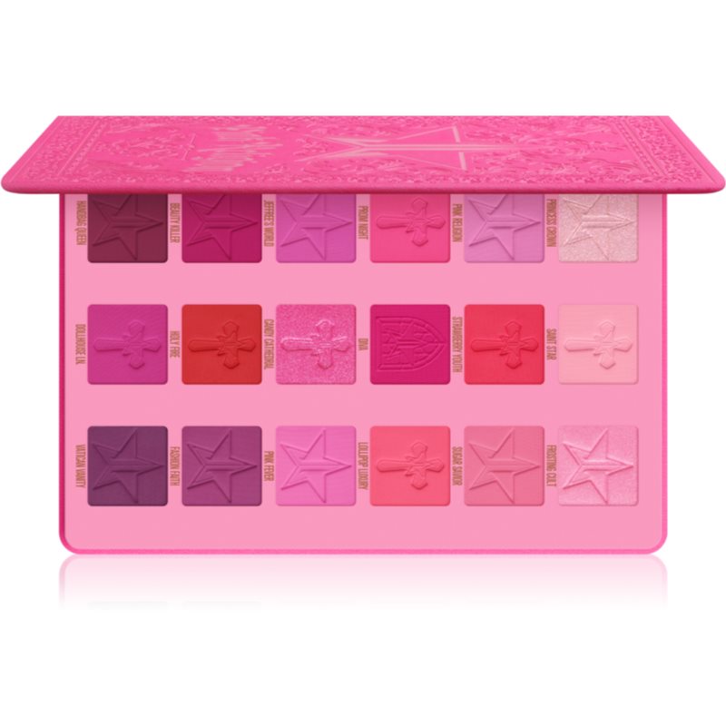 Jeffree Star Cosmetics Pink Religion paletă cu farduri de ochi 27 g