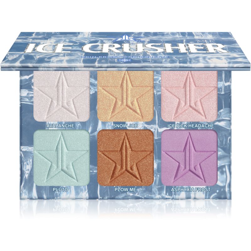Jeffree Star Cosmetics Ice Crusher paletă de iluminatoare 6x7 g