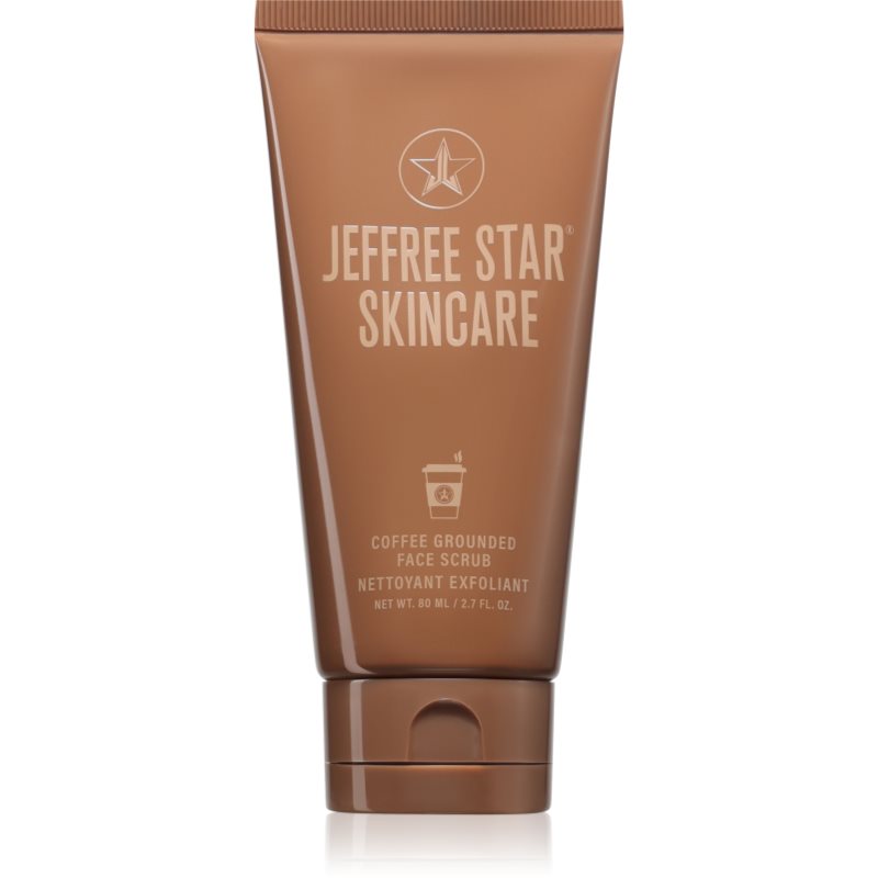 Jeffree Star Cosmetics Coffee Grounded Face Scrub demachiant cu efect de peenling 80 ml