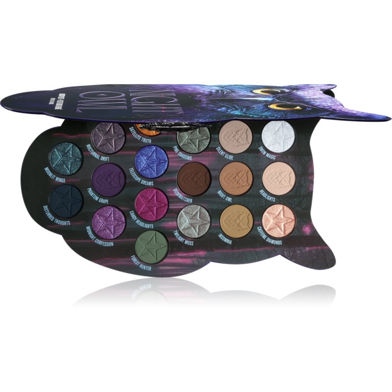 Jeffree Star Cosmetics Artisty Palette Night Owl paletă cu farduri de ochi 18x1 g