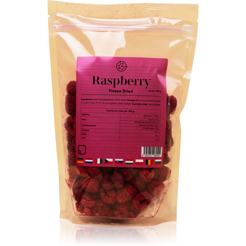 Să Mâncăm Sănătos Freeze-dried raspberries fructe uscate prin congelare 100 g