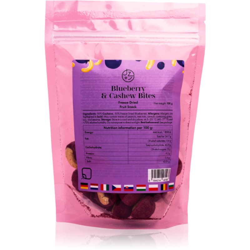 Să Mâncăm Sănătos Nuci caju în crustă de afine 100 g fructe uscate prin congelare cu nuci 100 g