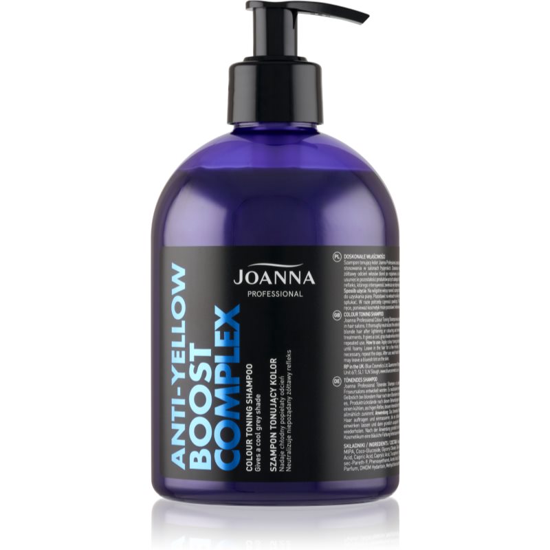 Joanna Professional Color Boost Complex sampon revitalizant pentru părul blond şi gri 500 g