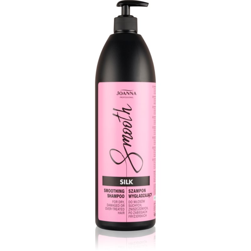 Joanna Professional Silk șampon îngrijire pentru par uscat, deteriorat si tratat chimic 1000 ml