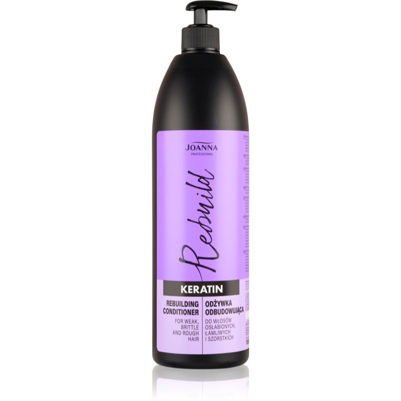 Joanna Professional Keratin Balsam cu keratina pentru parul deteriorat si fragil 1000 ml