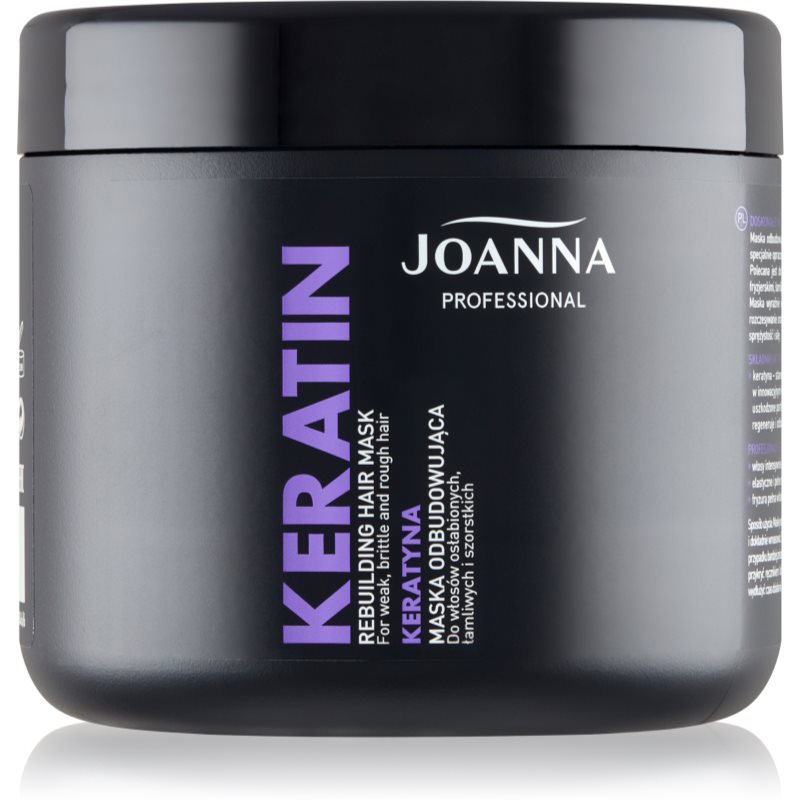 Joanna Professional Keratin masca cu keratina pentru par uscat si fragil 500 g